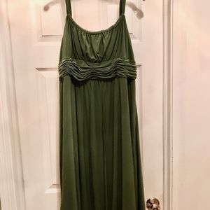 Elegant Forrest Green Dress